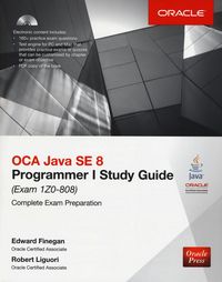 Produktbild: Oca Java Se 8 Programmer I Study Guide (Exam 1z0-808)