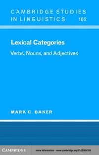 Produktbild: Lexical Categories