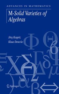 Produktbild: M-Solid Varieties of Algebras