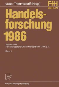 Produktbild: Handelsforschung 1986