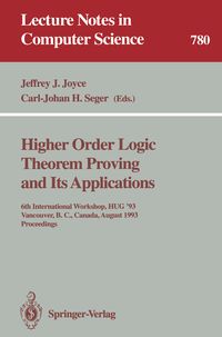 Produktbild: Higher Order Logic Theorem Proving and Its Applications