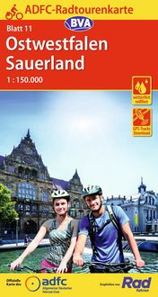 Produktbild: ADFC-Radtourenkarte 11 Ostwestfalen Sauerland 1:150.000, rei&szlig;- und wetterfest, E-Bike geeignet, GPS-Tracks Download