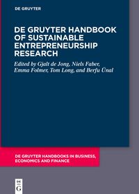 Produktbild: De Gruyter Handbook of Sustainable Entrepreneurship Research