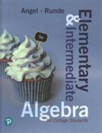 Produktbild: Angel, A: Elementary & Intermediate Algebra for College Stud