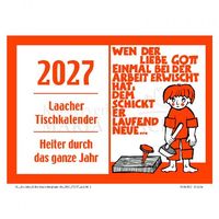 Produktbild: Laacher Tischkalender - Heiter durch das Jahr 2027