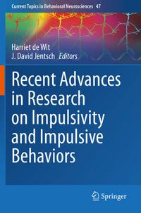 Produktbild: Recent Advances in Research on Impulsivity and Impulsive Behaviors