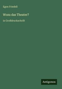 Produktbild: Wozu das Theater?