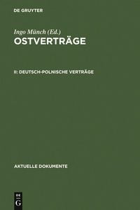 Produktbild: Deutsch-polnische Vertr&auml;ge