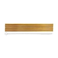 Produktbild Legami Strohhalme aus Edelstahl  - Gold