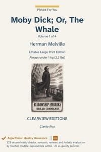 Produktbild: Moby Dick; Or, The Whale - Volume 1 of 4