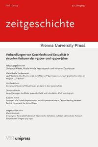 Produktbild: Verhandlungen von Geschlecht und Sexualit&auml;t in visuellen Kulturen der 1920er- und 1930er-Jahre