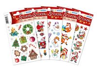 Produktbild: Herma Weihnachtssticker, 210 x Weihnachten Sticker mit Weihnachtsmann Schneemann Sterne...