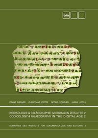 Produktbild: Kodikologie und Pal&auml;ographie im digitalen Zeitalter 2 - Codicology and Palaeography in the Digital Age 2