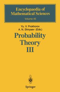 Produktbild: Probability Theory III