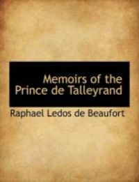 Produktbild: Memoirs of the Prince de Talleyrand