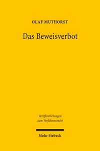 Produktbild: Das Beweisverbot