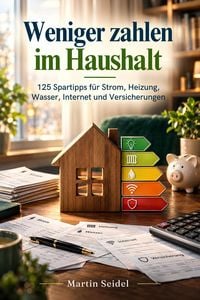 Produktbild: Weniger zahlen im Haushalt: 125 Spartipps f&uuml;r Strom, Heizung, Wasser, Internet und Versicherungen