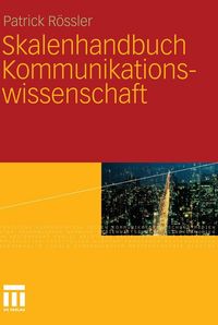 Produktbild: Skalenhandbuch Kommunikationswissenschaft