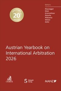 Produktbild: Austrian Yearbook on International Arbitration 2026