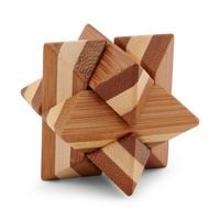Produktbild: Knobelspiel Stern, Bambus