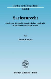 Produktbild: Sachsenrecht.