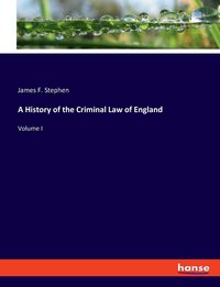 Produktbild: A History of the Criminal Law of England