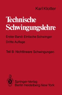 Produktbild: Teil B: Nichtlineare Schwingungen