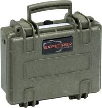 Produktbild: Explorer Cases Outdoor Koffer 2209.G green with pick & pluck foam (B x H x T) 22 x 16 x 10 cm Olivgr&uuml;n 2209.G
