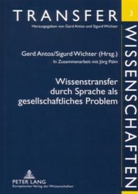 Produktbild: Wissenstransfer durch Sprache als gesellschaftliches Problem