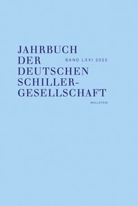 Produktbild: Jahrbuch der Deutschen Schillergesellschaft