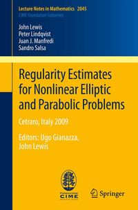 Produktbild: Regularity Estimates for Nonlinear Elliptic and Parabolic Problems
