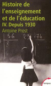 Produktbild: Histoire de l'enseignement et de l'&eacute;ducation