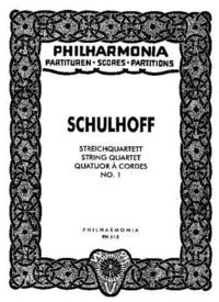 Produktbild: Schulhoff, E: Streichquartett Nr. 1