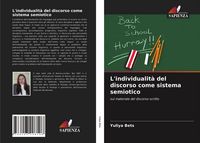 Produktbild: L'individualit&agrave; del discorso come sistema semiotico