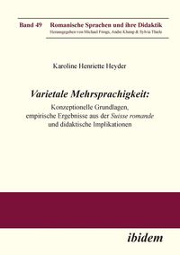 Varietale Mehrsprachigkeit Karoline Henriette Heyder