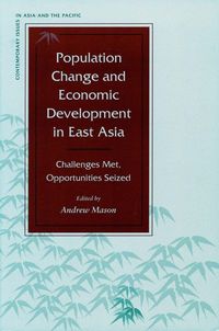 Produktbild: Population Change and Economic Development in East Asia