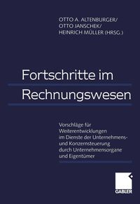Produktbild: Fortschritte im Rechnungswesen