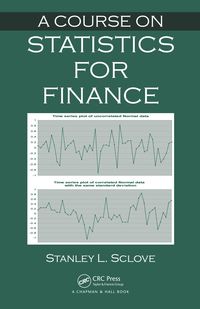 Produktbild: A Course on Statistics for Finance