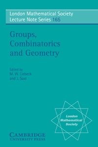 Produktbild: Groups, Combinatorics and Geometry