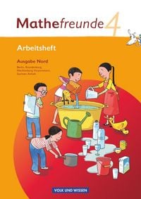 Produktbild: Mathefreunde 4. Schuljahr. Arbeitsheft mit Lernstandsseiten.
