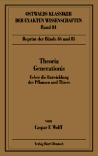 Produktbild: Theoria Generationis (Wolff)