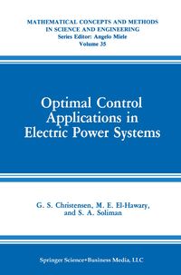 Produktbild: Optimal Control Applications in Electric Power Systems