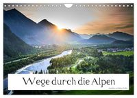 Produktbild: Wege durch die Alpen (Wandkalender 2027 DIN A4 quer), CALVENDO Monatskalender