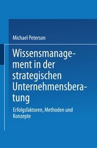 Produktbild: Wissensmanagement in der strategischen Unternehmensberatung