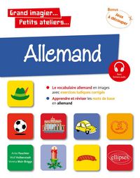 Produktbild: Allemand en images avec exercices ludiques. Apprendre et r&eacute;viser les mots de base. A1
