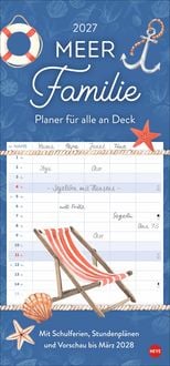Produktbild: Meer Familie Familienplaner 2027 - Planer f&uuml;r alle an Deck
