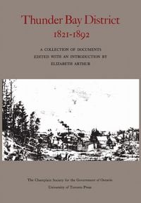 Produktbild: Thunder Bay District, 1821 - 1892