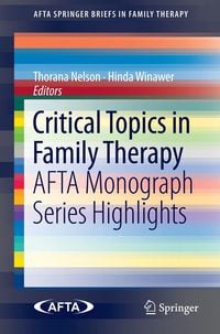 Produktbild: Critical Topics in Family Therapy