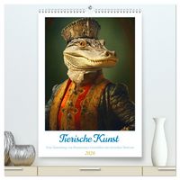 Produktbild: Tierische Kunst - Eine Sammlung von Renaissance-Gem&auml;lden mit tierischen Motiven (hochwertiger Premium Wandkalender 2026 DIN A2 hoch), Kunstdruck in Hochglanz