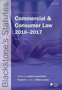 Produktbild: Blackstone's Statutes on Commercial & Consumer Law 2016-2017